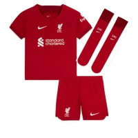 Fotbalové Dres Liverpool Luis Diaz #23 Dětské Domácí 2022-23 Krátký Rukáv (+ trenýrky)